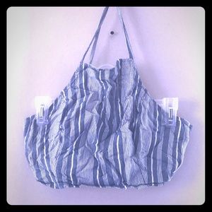 🤍Blue Stripe Halter Top